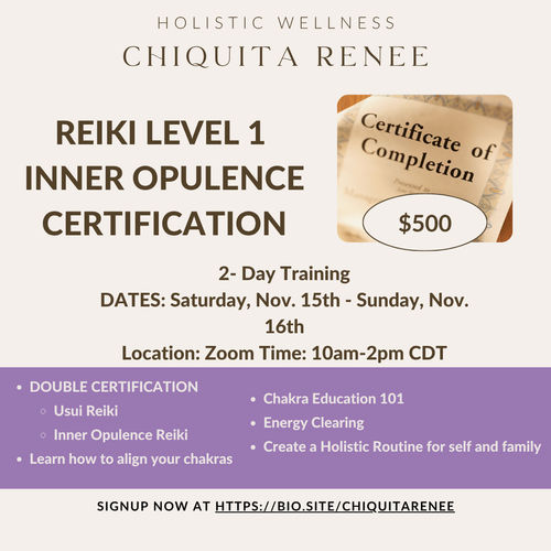 Inner Opulence Reiki Training